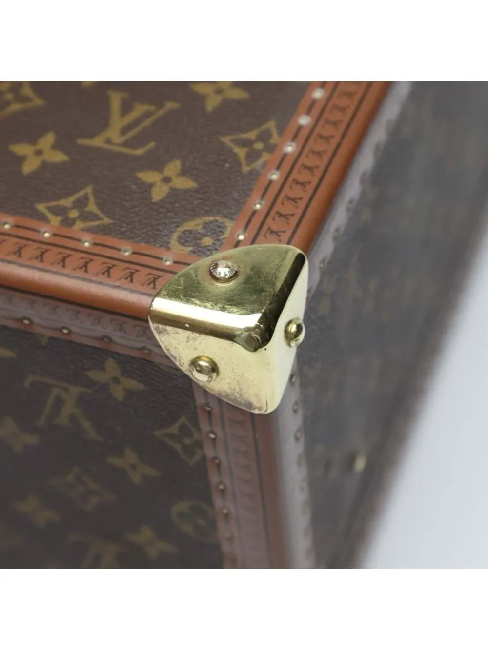 Louis Vuitton Monogram Makeup Case Boite Flacon Bag Brown